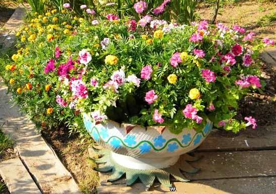 ιδέες διακόσμησης με παλαιά ελαστικά8