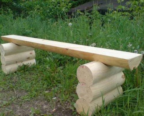Diy παγκάκια από κορμούς δέντρου4