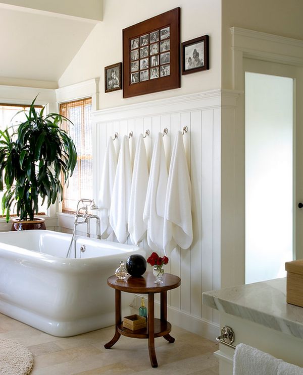 ιδέες για να οργανώσετε και να εκθέσετε τις πετσέτες στο μπάνιο σας3