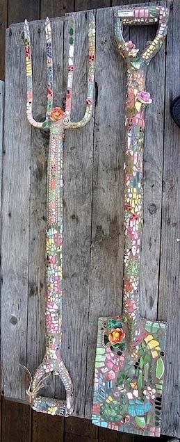 DIY WallArt Ιδέες για τον φράχτη του Κήπου σας13