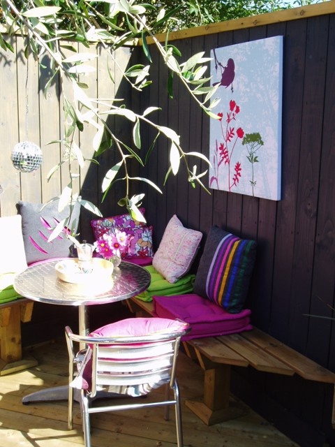 DIY WallArt Ιδέες για τον φράχτη του Κήπου σας17