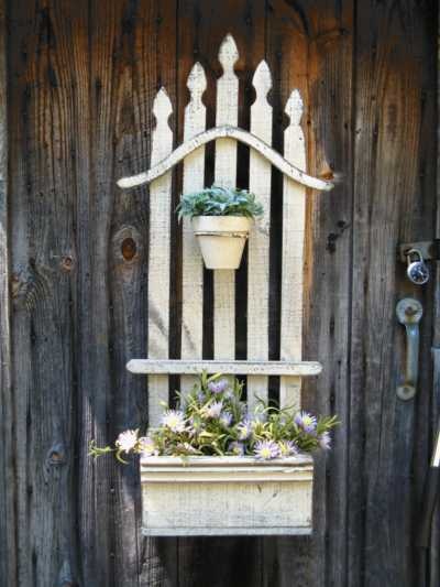 DIY WallArt Ιδέες για τον φράχτη του Κήπου σας22