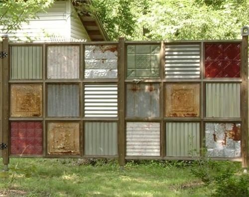 DIY WallArt Ιδέες για τον φράχτη του Κήπου σας5