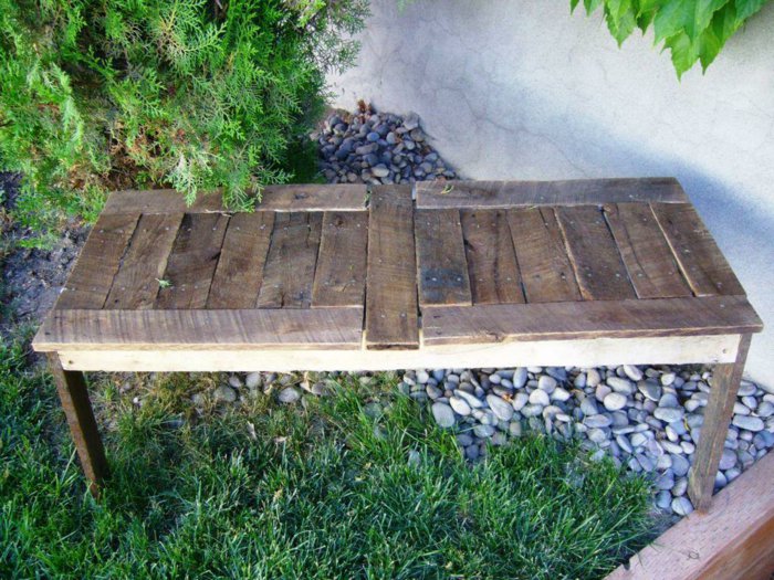 Ρουστίκ παγκάκια κήπων7