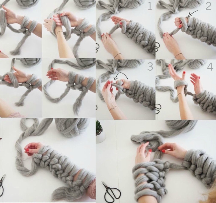 πλεκτή διακόσμηση με χοντρά νήματα17